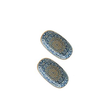 Bonna Porselen Bonna Alhambra 15 cm 2'li Oval Tabak