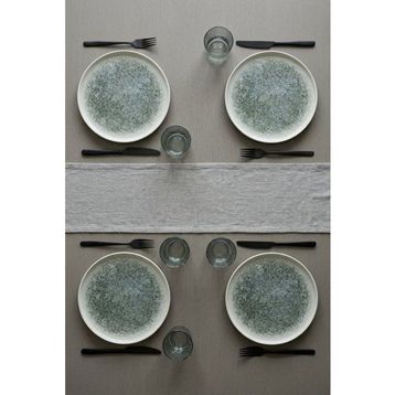 Bonna Porselen Lunar Mavi Hygge 22 cm 6'lı Düz Tabak