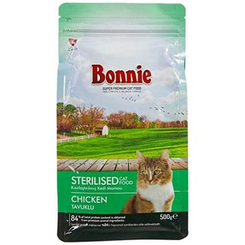 Bonnie Tavuklu Yetişkin Kısırlaştırılmış 0.5 kg Kuru Kedi Maması