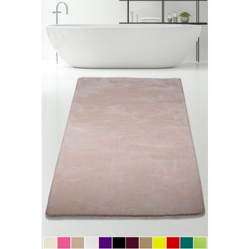 Bonny Home 120x180 cm Elite Vizon Peluş Kaymaz Tabanlı Pufidik Banyo Halısı