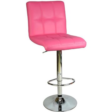 Boombar Carla 9503S0120 Pembe Deri Bar Taburesi