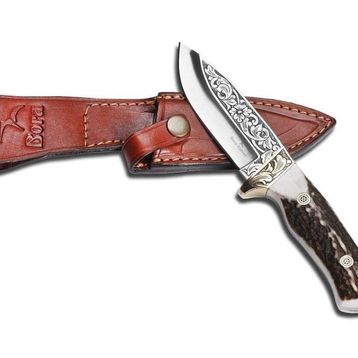Bora 418 B Wild Boar Gravürlü Bıçak
