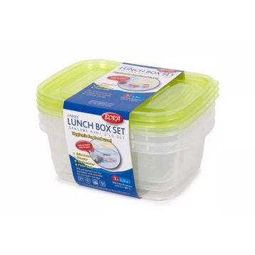 Bora BO536 3'lü Oval Saklama Kabı