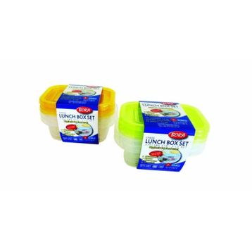 Bora BO540 3'lü Dikdörtgen Saklama Kabı