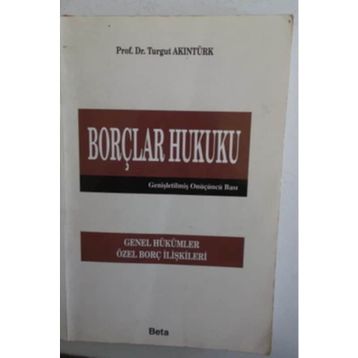 BORÇLAR HUKUKU - TURGUT AKINTÜRK