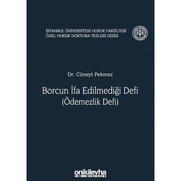 Borcun İfa Edilmediği Defi- Cüneyt Pekmez