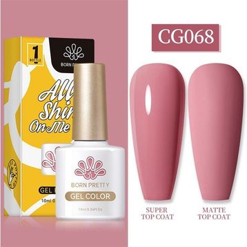 Born Pretty 55845 10 ml Silky White Serisi No:CG068 Kalıcı Oje