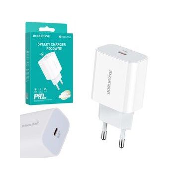 Borofone BA-38A PD20W Type-C Hızlı Şarj Adaptör Başlığı