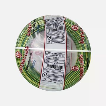 Borsan H05V-K 50 mt 1.50 mm Sarı Yeşil Nyaf Çok Telli Kablo