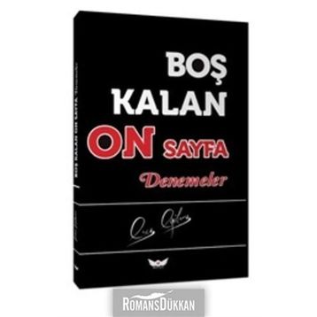 Boş Kalan On Sayfa Denemeler - Erez Eğilmez