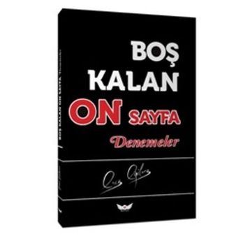 Boş Kalan On Sayfa Denemeler - Erez Eğilmez