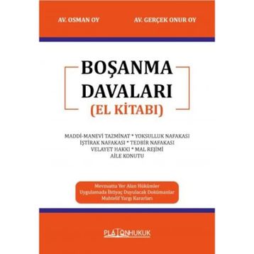 Boşanma Davaları El Kitabı Platon Hukuk