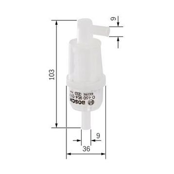Bosch 0450904077 Mercedes Yakıt Ara Filtre
