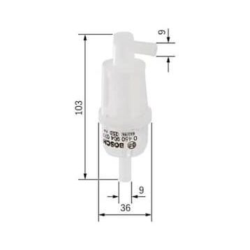 Bosch 0450904077 Mercedes Yakıt Ara Filtre