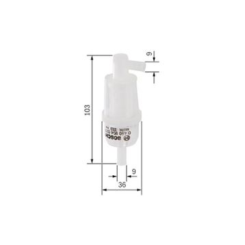 Bosch 0450904077 Mercedes Yakıt Ara Filtre