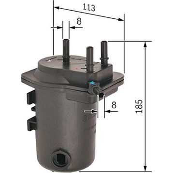 Bosch 0450907011 Clio Ii Kng 1.5 Micra Iii Note Juke 1.5d Delikli Yakıt Filtresi