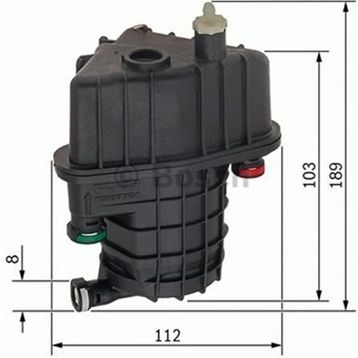 Bosch 0450907015 Clio III 1.5DCI Modus Yakıt Filtresi