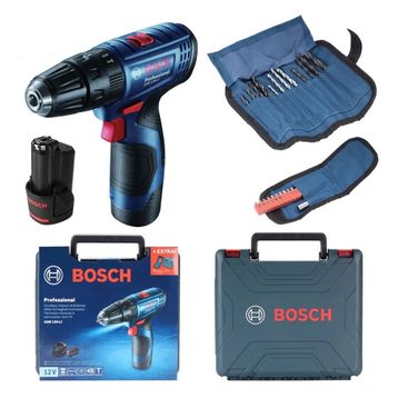 Bosch 06019G8102 GSB 120-LI Akülü Darbeli Delme Vidalama Makinesi ve 23 Parça Vidalama Seti
