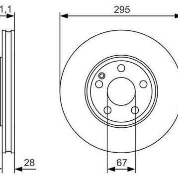Bosch 0986479A01 Ön Fren Diski