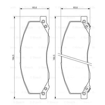 Bosch 0986494298 Insignia 18 inç Jant İçin Ön Fren Balatası