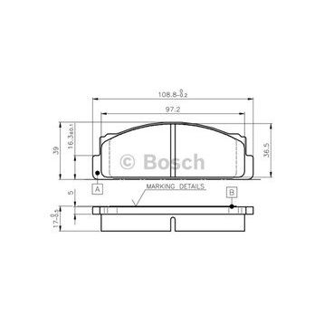 Bosch 0986TB2002 Ön Fren Balatası