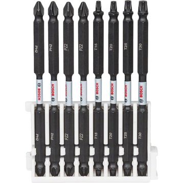 Bosch 110 mm 8'li Impact Control Serisi Çift Taraflı Vidalama Ucu Seti