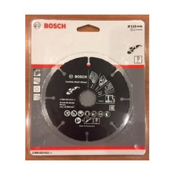 Bosch 115 mm Carbide Multi Wheel