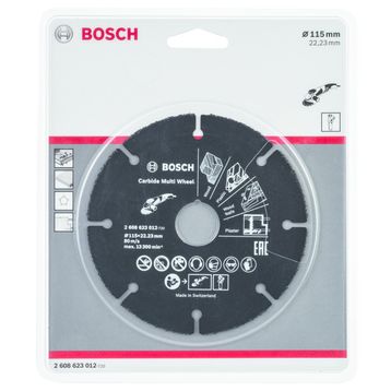 Bosch 115 mm Carbide Multi Wheel