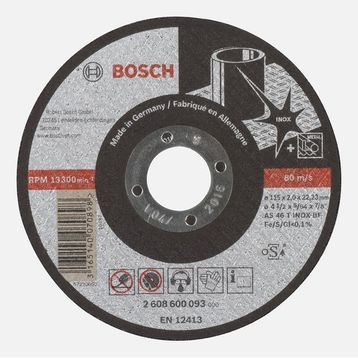 Bosch 115x2.0 mm Expert Serisi Düz Inox Taş Kesme Diski