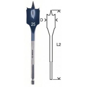 Bosch 12 mm Ahşap Havşa Matkap Ucu