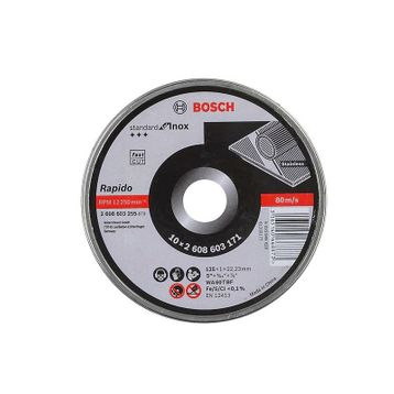 Bosch 125x1 mm Standard For Inox Kesme Taşı Rapido