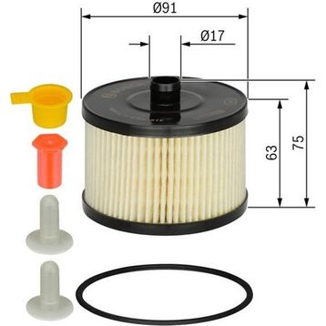 Bosch 1457431723 Ford Lancia Peugeot Volvo Yakıt Filtresi