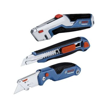Bosch 1600A027M4 Profesyonel 3 Parça Maket Bıçağı Seti