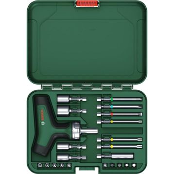 Bosch 1600A02Z9T T Tipi 22 Parça Cırcırlı Tornavida Seti