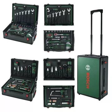 Bosch 1600A02ZB4 119 Parça Tekerlekli Dolu Takım Çantası