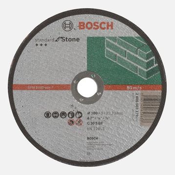 Bosch 180x3.0 mm Standard Seri Düz Taş Kesme Diski