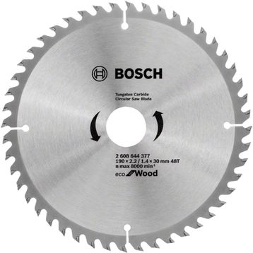 Bosch 190 x 30 mm 48 Diş Ecow Daire Testere Bıçağı