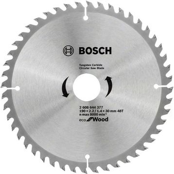 Bosch 190 x 30 mm 48 Diş Ecow Daire Testere Bıçağı