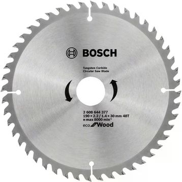 Bosch 190 x 30 mm 48 Diş Ecow Daire Testere Bıçağı