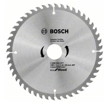 Bosch 190 x 30 mm 48 Diş Ecow Daire Testere Bıçağı