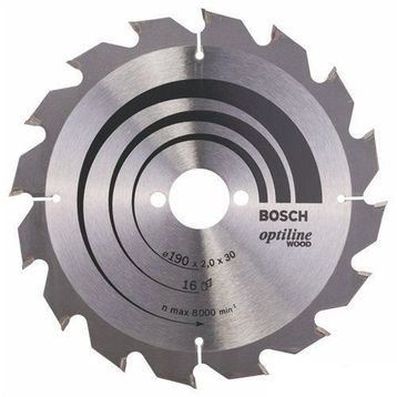Bosch 190 x 30 mm Daire Testere Bıçağı