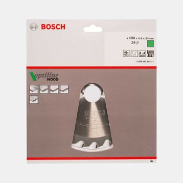 Bosch 190x30 mm 24 Diş Daire Testere Bıçağı