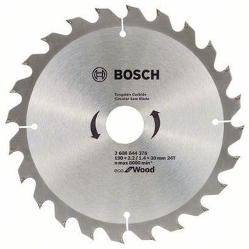 Bosch 190x30 mm 24 Diş Daire Testere Bıçağı