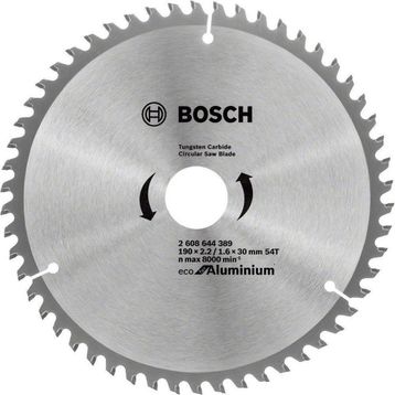 Bosch 190x30 mm 54 Diş Optiline Eco Aluminyum Daire Testere Bıçağı