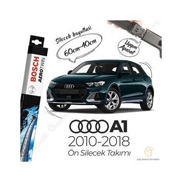 Bosch 2010-2018 Audi A1 Ön Silecek Takımı