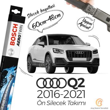 Bosch 2016-2021 Audi Q2 Muz Silecek Takımı