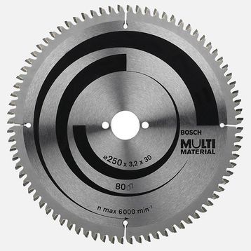 Bosch 250x30 mm 80D Daire Testere Bıçağı