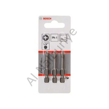 Bosch 2607001526 PH 1x49 mm 3'lü Vidalama Ucu