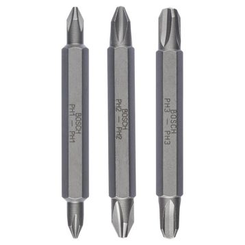 Bosch 2607001748 PH1/2/3x60 mm 3'lü Çift Taraflı Vidalama Ucu