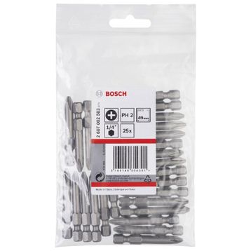 Bosch 2607002503 Ph2 49 mm 25'li Bits Uç